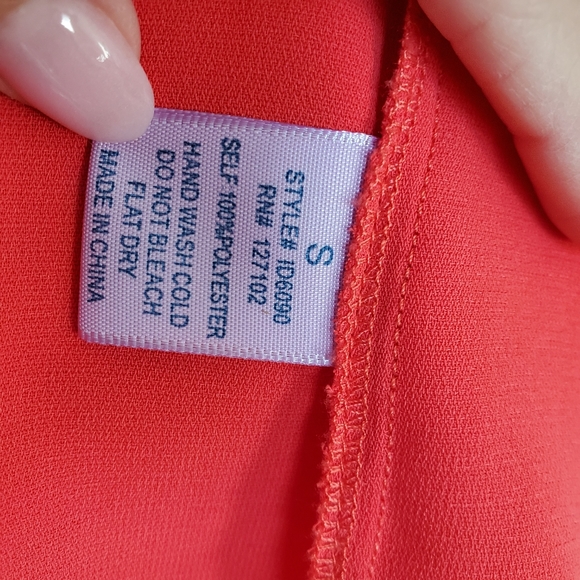 ZIPPER FRONT RUFFLE DRESS - Picture 8 of 8